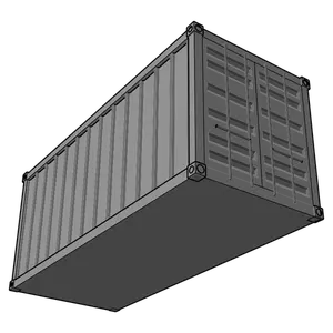 Shipping container vector image